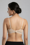 Zivame Padded Regular Wired 3/4th Coverage Tshirt Bra - Skin Bouquet — thumbnail 2